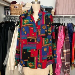 Unique Patterned Blouse